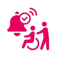 アラート機能でケアの漏れ・忘れ防止